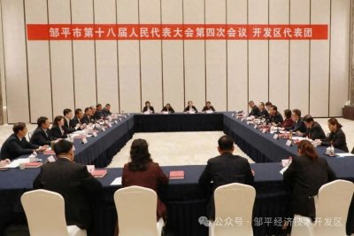 ​张谦参加邹平经开区代表团审议《政府工作报告》指出 锚定目标 加快建设富强文