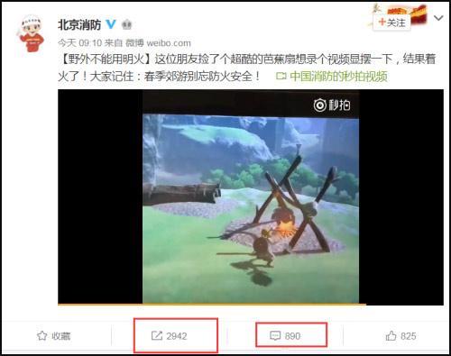 15分钟一万赞 “中国消防”微博秒杀两大巨头